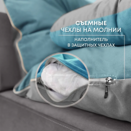 Бескаркасный диван-кровать Клиффорд 1950*930 мм велюр