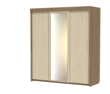 Шкафы-купе 3-х дверные, Шкаф-купе шк-20 3-х дверный с зеркалом