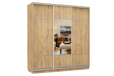 Шкаф-купе Премьер Лайт 35 (08;05;08) трехдверный