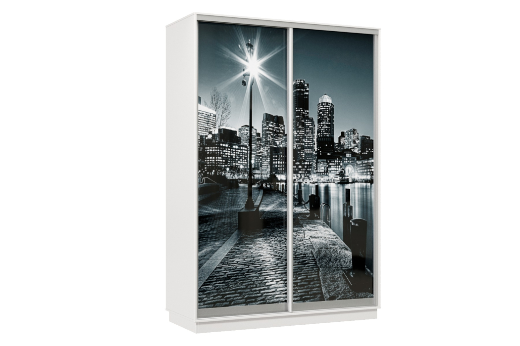 Шкафы-купе, Шкаф-купе Премьер Лайт 11 Ф-1356 двухдверный