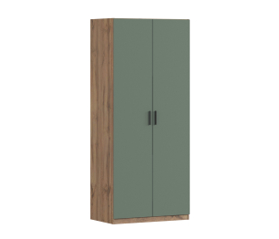 Шкаф двухдверный Макс 1000 мм, вариант №1 (ЛДСП, корпус дуб вотан)