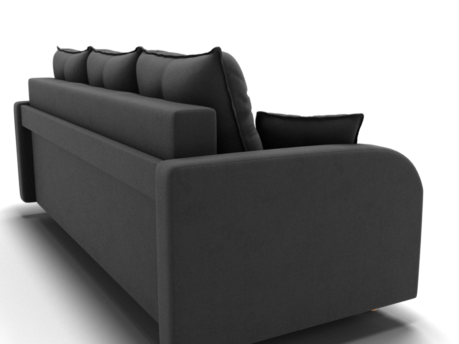 Диваны еврокнижки, Прямой диван Генри,НПБ,еврокнижка,велюр