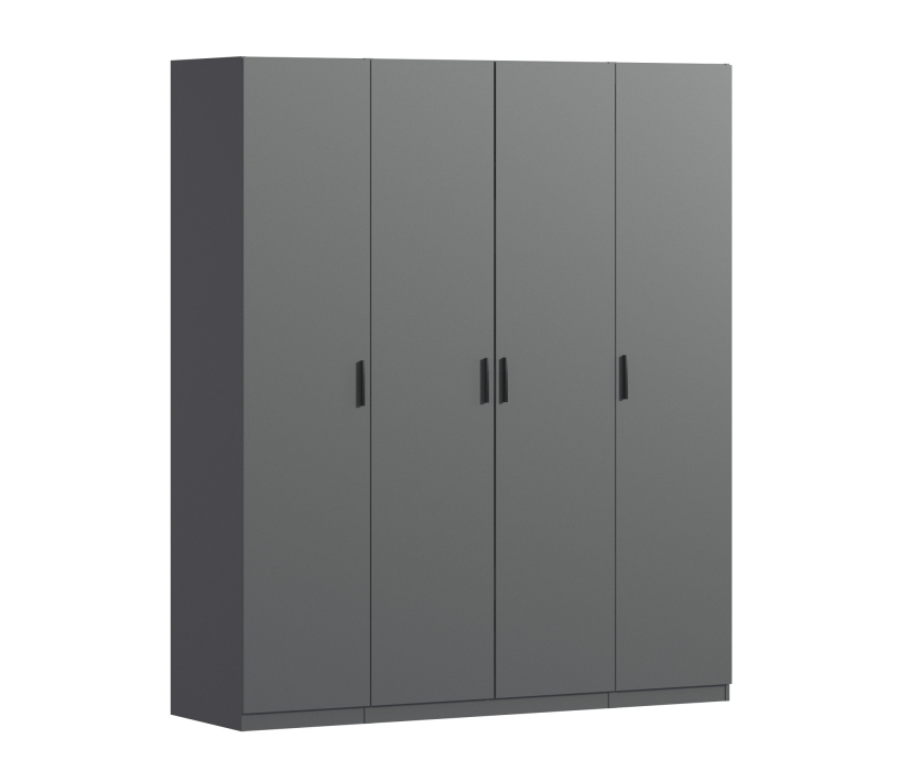Для одежды, Шкаф четырехдверный Макс 2000 мм, вариант №4 (ЛДСП)