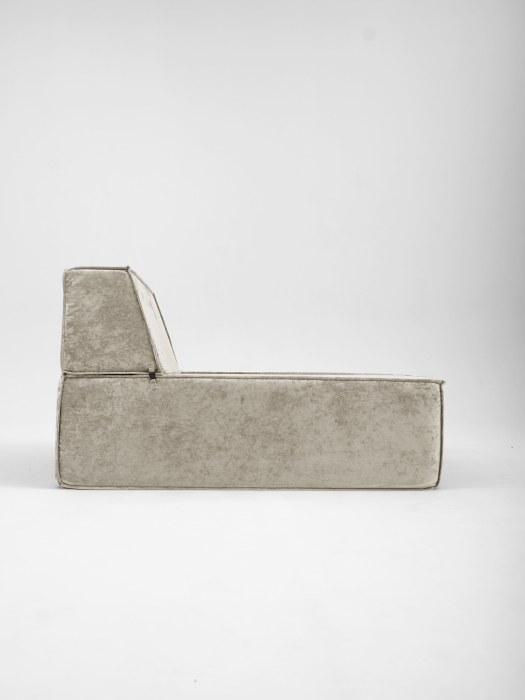 Бескаркасная мебель, Бескаркасная оттоманка Клайд,плюше