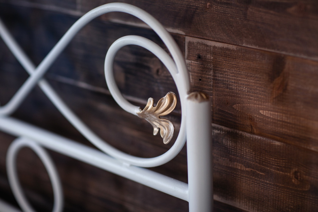 Кованые кровати, Кованая кровать Венеция 1.6 с двумя спинками