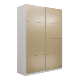 Шкаф-купе Прайм 2-х дверный Стекла фисташка/Доводчики 160х57х230