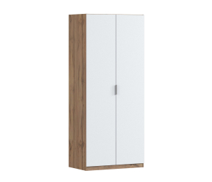 Шкаф двухдверный Макс 1000 мм, вариант №1 (ЛДСП, корпус дуб вотан)