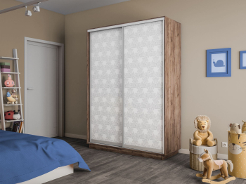 Шкаф-купе Экспресс 2-х дверный Фотопечать Калейдоскоп Стекла 140х60х240