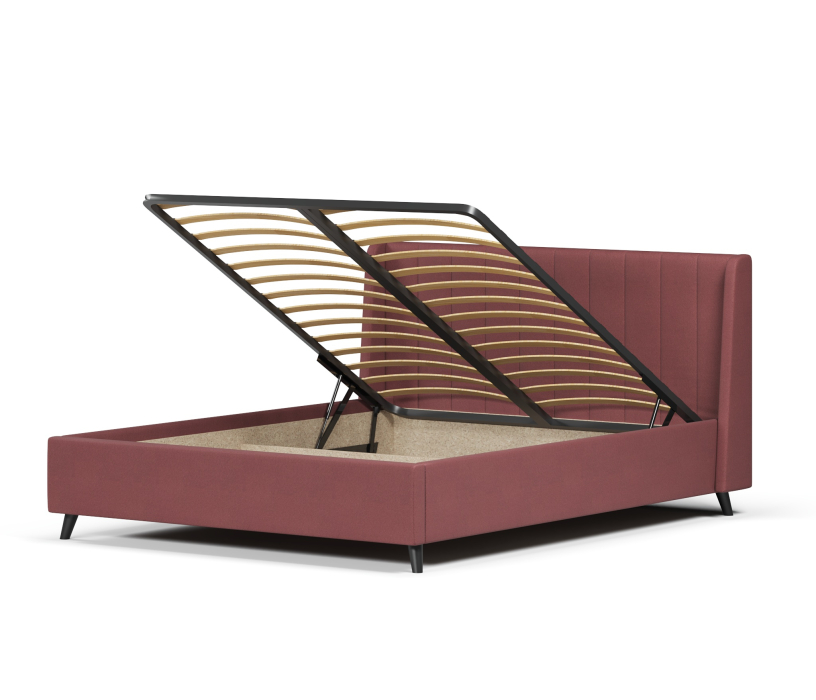 Мягкая кровать, Кровать Милла 160, велюр