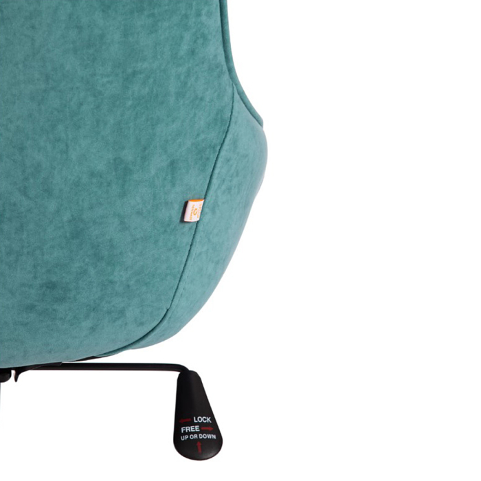 Для офиса и дома, Кресло DUBLIN, велюр бирюзовый