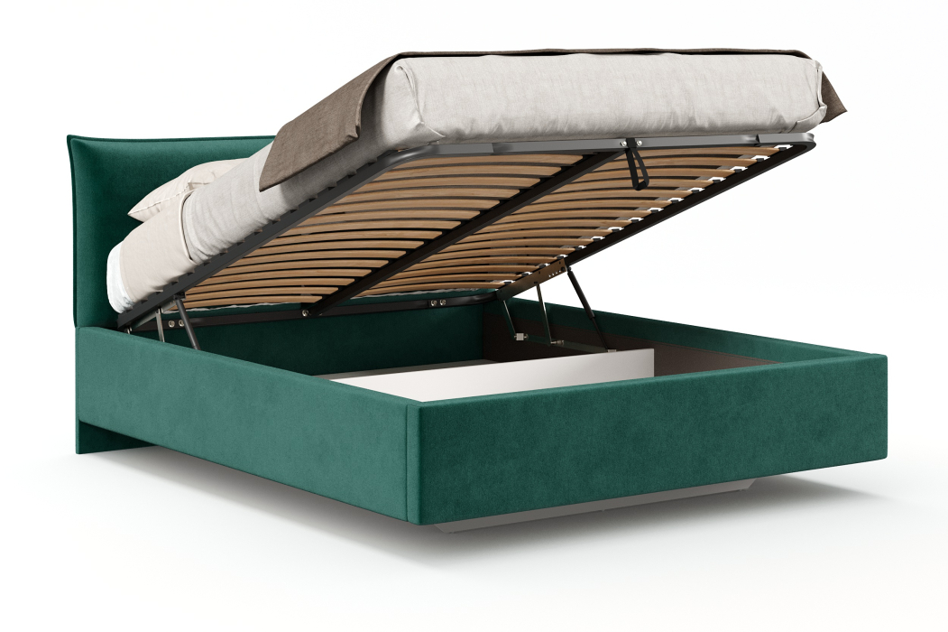 Мягкая кровать, Кровать Премьера 1600 с подъёмным механизмом