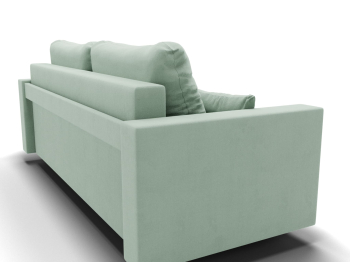 Прямой диван Пульсар,еврокнижка,велюр