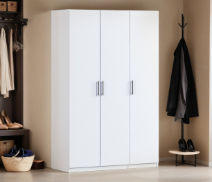 Шкаф трехдверный Макс 1500 мм, вариант №1 (ЛДСП)