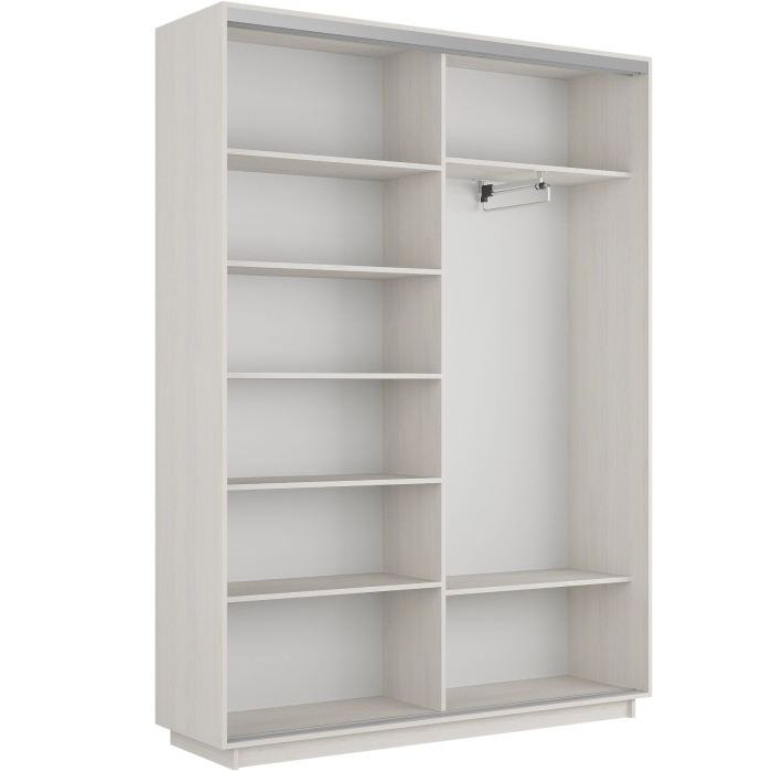 Шкафы-купе 2-х дверные, Шкаф-купе Экспресс Медиум дуо 2400 x 1600 x 450