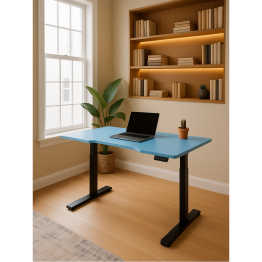 Компьютерный стол Маркос с механизмом подъема 140х80, черный