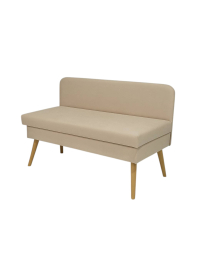 Диван кушетка с ящиком Эда, велюр