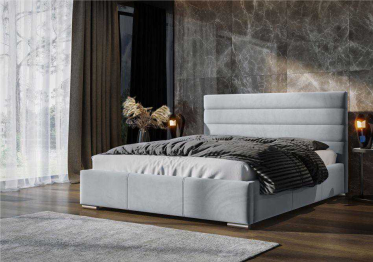 Кровать Омега в базовых тканях, с основанием и без подъемного механизма, 160х200