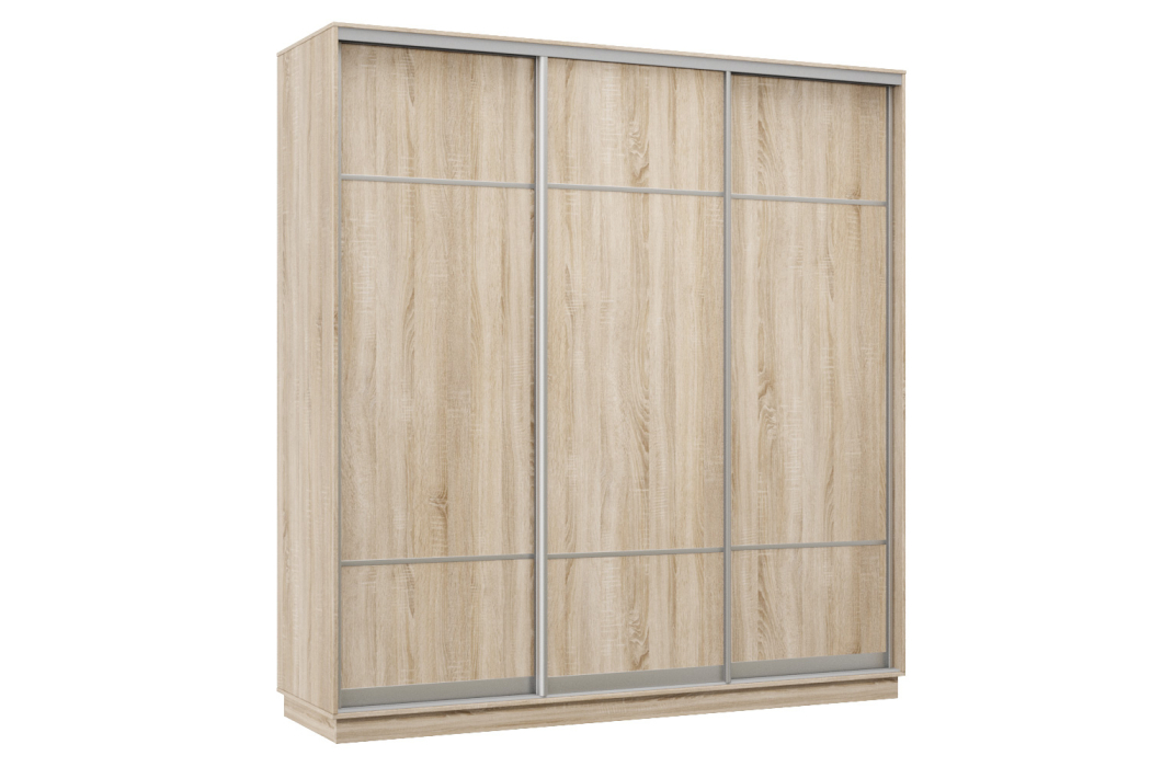 Шкафы-купе, Шкаф-купе Премьер Лайт 59 (08;08;08) трехдверный