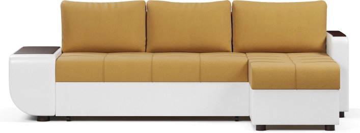 Диван-кровать угловой Атланта со столиком еврокнижка,велюр+экокожа