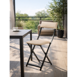 Стул Elevis ваниль крап /темный мусс