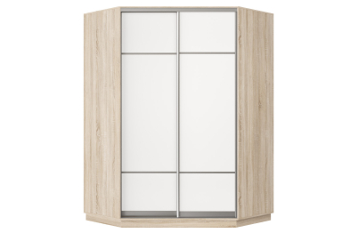 Шкаф-купе Премьер Лайт 71 угловой (08;08) двухдверный