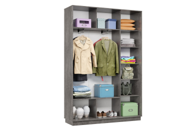 Шкаф-купе Премьер 11 (01ЗБ;01ЗБ) фасады зеркало бронза/двухдверный/Профиль чёрный муар