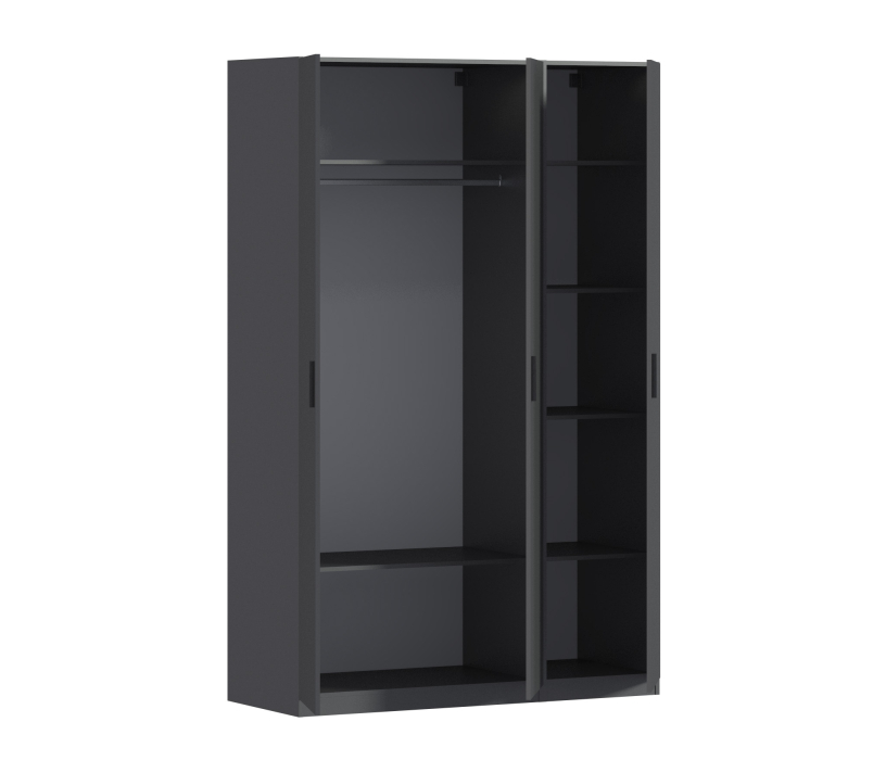 Для одежды, Шкаф трехдверный Макс 1500 мм, вариант №1 (ЛДСП)