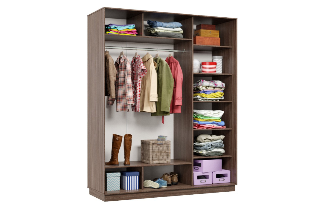 Шкафы-купе, Шкаф-купе Премьер 22 (16;16;16) трёхдверный