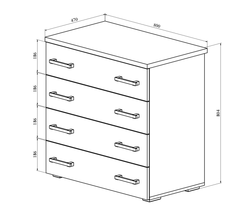 Комоды, Комод Виктория ВИ-71