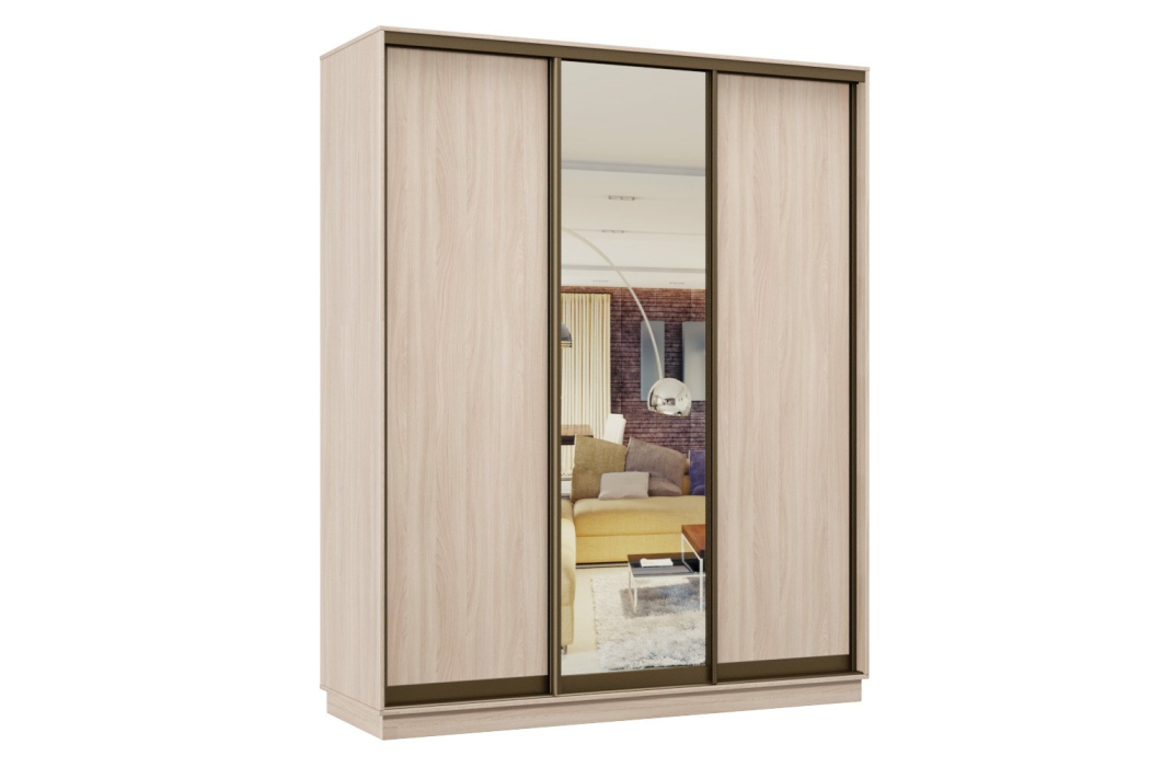 Шкафы-купе, Шкаф-купе Премьер 36 Ясень шимо светлый