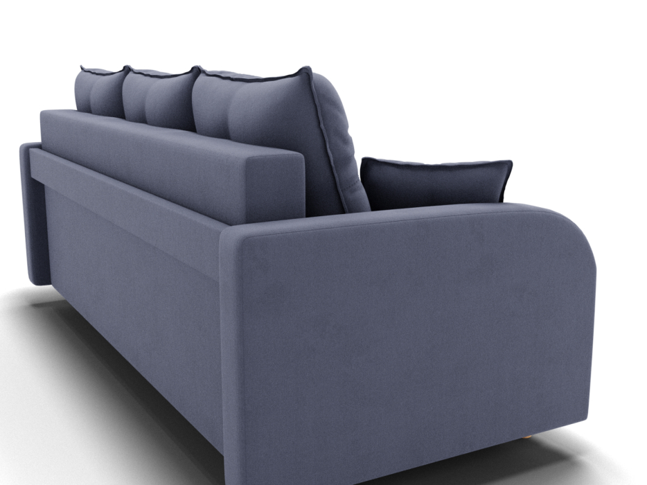 Диваны еврокнижки, Прямой диван Генри,НПБ,еврокнижка,велюр