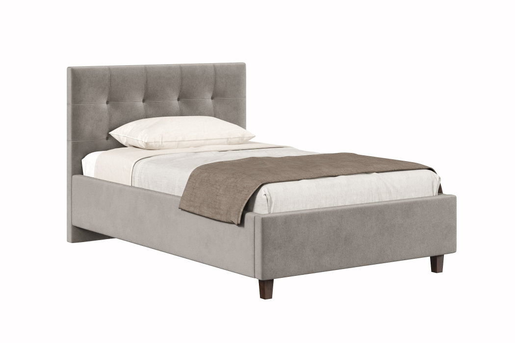 Мягкая кровать, Кровать Турин 1200 с подъёмным механизмом, велюр