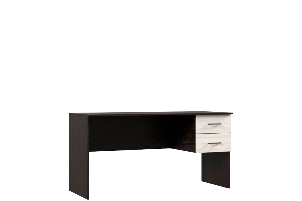 Прямые, Стол письменный 04 с надстройкой