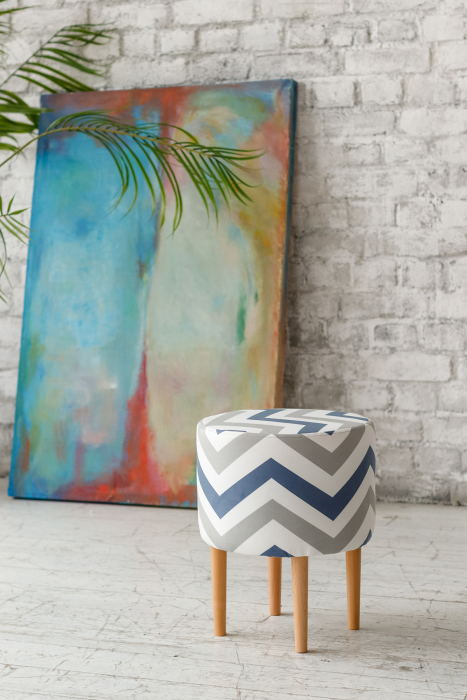 Банкетка в прихожую, Пуф Лекко,Велюр