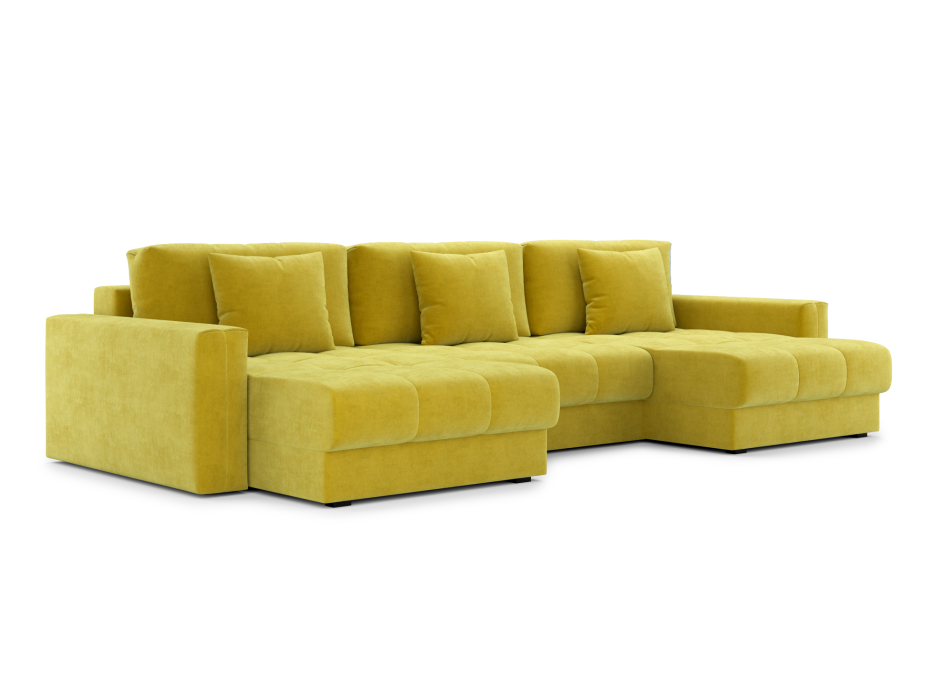 Диваны угловые в гостиную, Диван П-образный Кастел М102