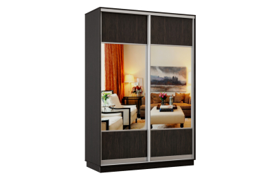 Шкаф-купе Премьер Лайт 10 (05;05) двухдверный