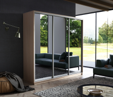 Шкафы-купе, Шкаф-купе Экспресс Экспенс трио 2400 x 1800 x 600