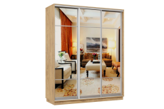 Шкафы-купе 3-х дверные, Шкаф-купе Премьер Лайт 23 (11;11;11) трехдверный