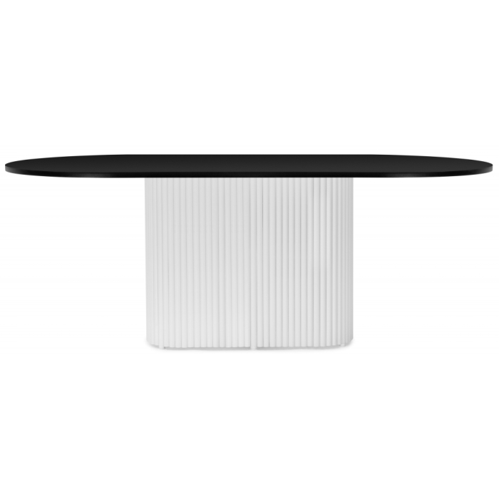 Обеденные столы, Стол Барон О 200 х 90 (белые ноги)