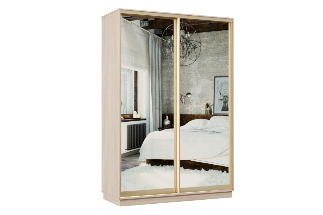 Шкафы-купе, Шкаф-купе Премьер 10 ясень шимо светлый