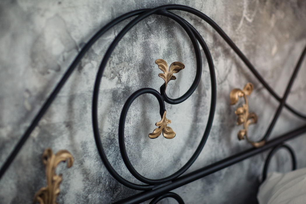 Кованые кровати, Кованая кровать Венеция 1.4 с одной спинкой