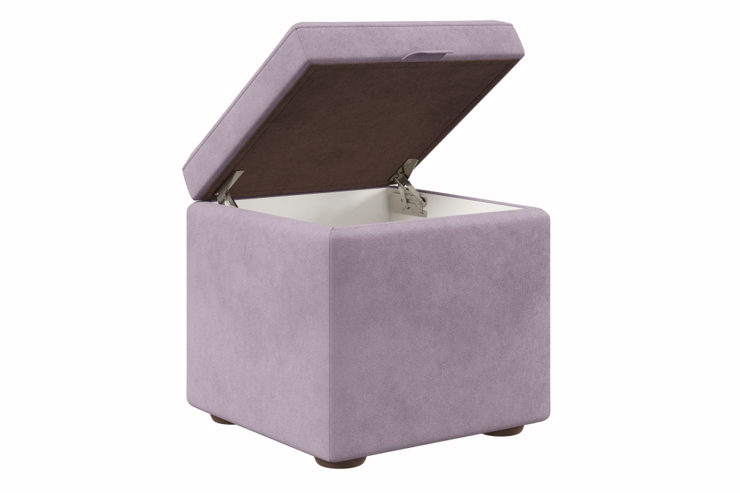 Пуф в прихожую, Пуф 01 мягкий 45*45*45 с подъемным механизмом велюр