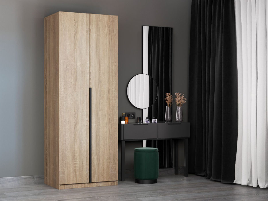 В спальню, Шкаф Локер 2-х дверный (Гармошка) доп. полки