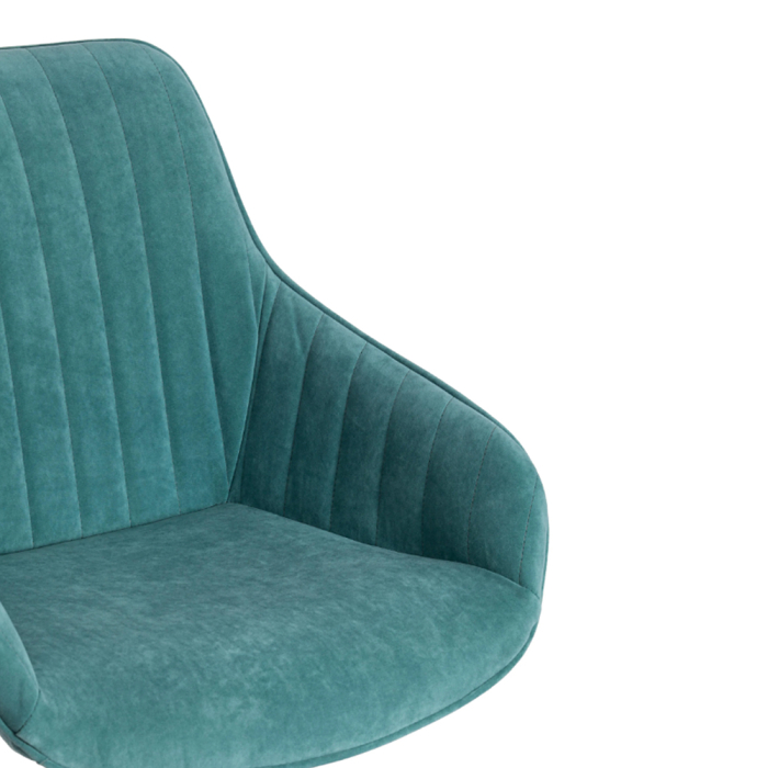 Для офиса и дома, Кресло DUBLIN, велюр бирюзовый