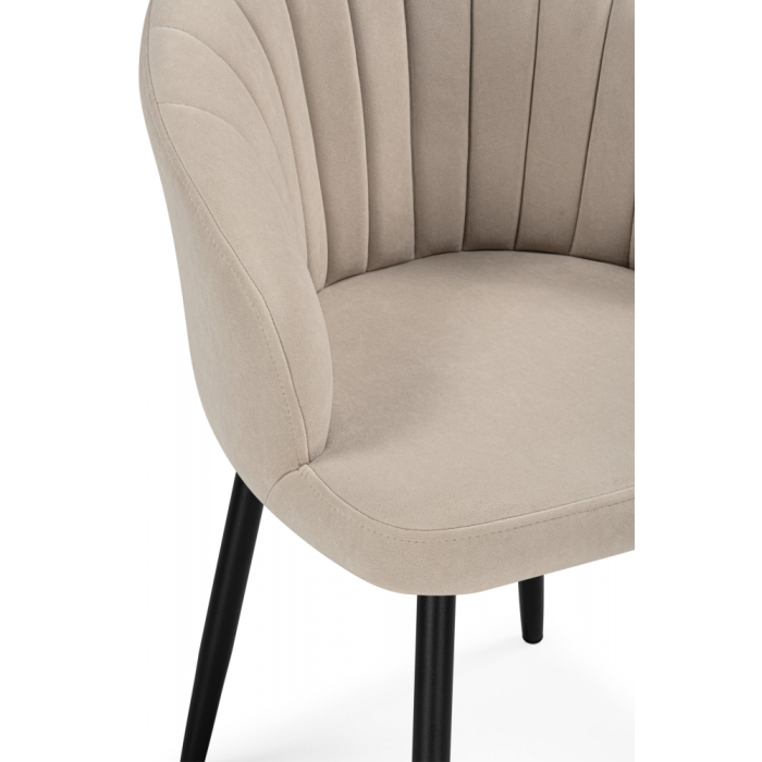 Стулья, Стул на металлокаркасе Бэнбу некрутящийся marseille (чёрный)