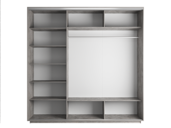 Шкаф-купе Экспресс Экспенс трио 2400 x 1800 x 600