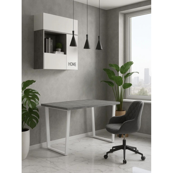 Обеденные столы, Стол деревянный Лота Лофт 120 22 мм (белый матовый)