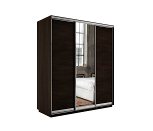 Шкаф-купе Экспресс Медиум (1 зеркало) трио 2400 x 1800 x 600