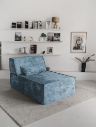 Бескаркасная оттоманка Клайд,плюше