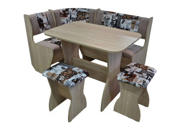 Угловая скамья СИТИ ясень шимо 1 категория